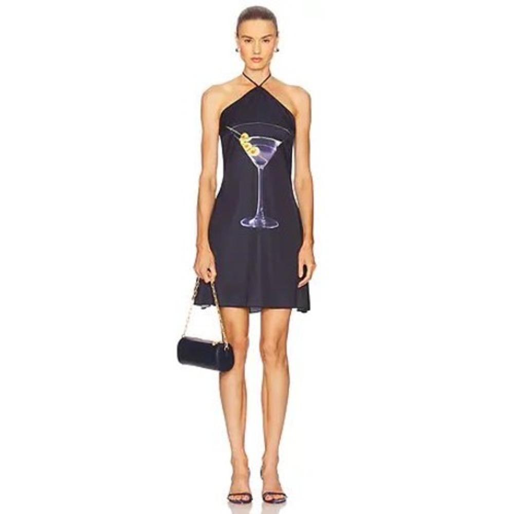 Tyler McGillivary Nadia Martini Mini Halter Dress
Size: L